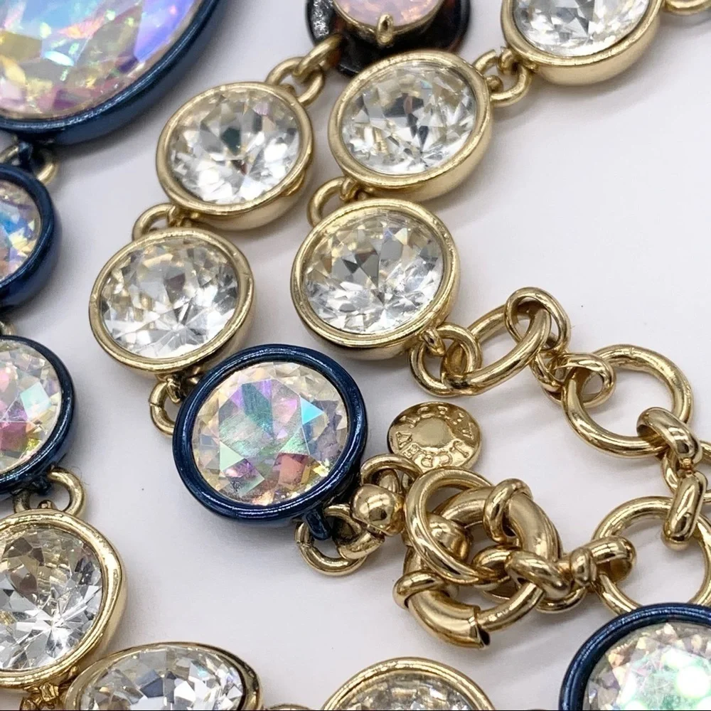 J. Crew Tortoise Brulee Jeweled Necklace